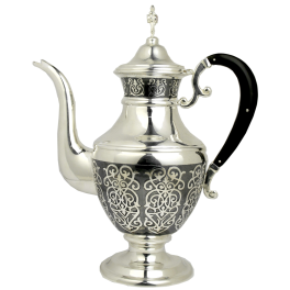 Чайник для теплоти латунний в срібленні арт. 2.7.1570лр