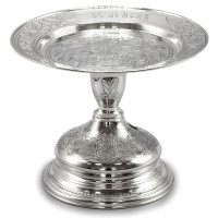 Дискос з латуні в срібленні з чорнінням арт. BG2101LR Дискос з латуні в срібленні з чорнінням арт. BG2101LR