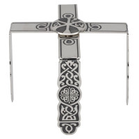 Звездиця латунна в посрібленні з чорнінням арт. BG1765LR Звездиця латунна в посрібленні з чорнінням арт. BG1765LR