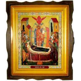 Ікона латунна з позолотою арт. 2.14.0209лп
