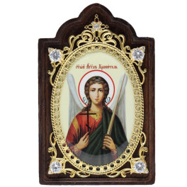 Ікона латунна Ангел Хранитель у позолоті арт. 2.78.0639лп