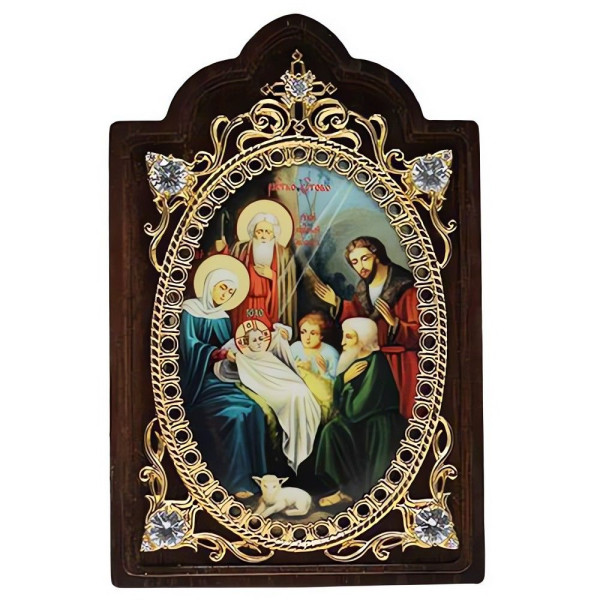 Ікона латунна Різдво Христове арт. BGH0694LP