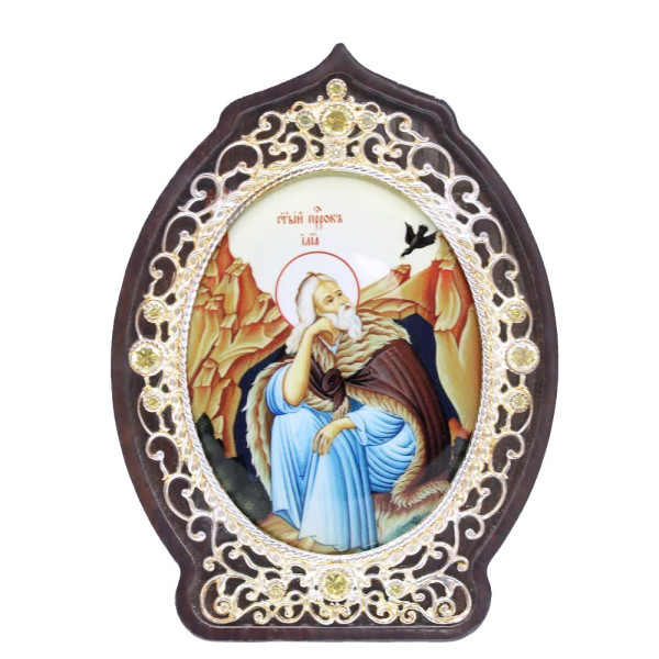 Ікона латунна Святий пророк Ілля арт. 2.78.09032л