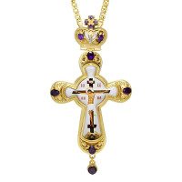 Хрест для священика латунний позолочений арт. BJ0121LP-2+1LP