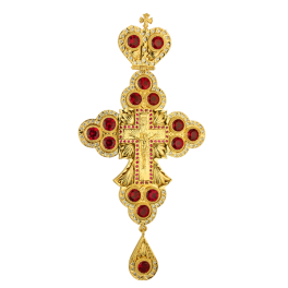 Хрест для священнослужителя латунний позолочений арт. 2.10.0032лп