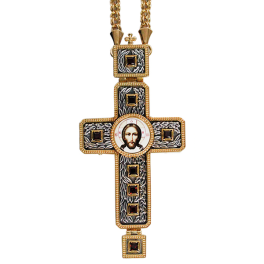 Хрест латунний у позолоті арт. 2.10.0424лпр-2^1лп