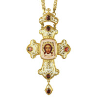 Хрест латунний в позолоті з ланцюгом арт. BJ0369LF-2+1LP Хрест латунний в позолоті з ланцюгом арт. BJ0369LF-2+1LP