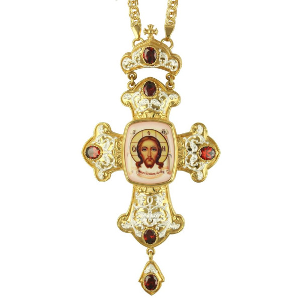 Хрест латунний в позолоті з ланцюгом арт. BJ0369LF-2+1LP