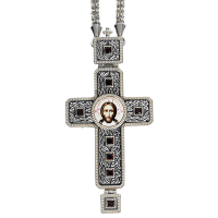Хрест латунний у срібленні арт. 2.10.0424лр-2^1л