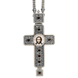 Хрест латунний у срібленні арт. 2.10.0424лр-2^1л