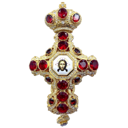 Хрест православний латунний у позолоті арт. 2.10.0419лп-2