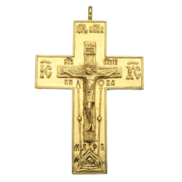 Хрест протоієрейський кабінетний срібний у позолоті арт. 2.10.0045п