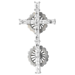 Хрест на клобук срібний зі вставками арт. 2.7.0514