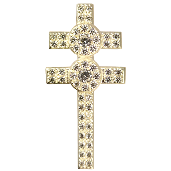 Хрест срібний на клобук арт. 2.7.1626