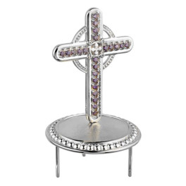 Хрест на митру латунний зі вставками арт. 2.7.0452л