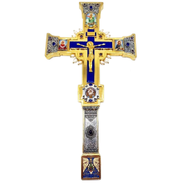 Хрест напрестольний латунний  арт. 2.7.1819лп