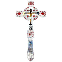 Хрест напрестольний латунний позолочений арт. 2.7.0613л