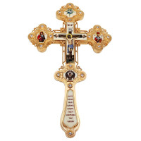 Хрест напрестольний латунний в позолоті арт. BG1302LP Хрест напрестольний латунний в позолоті арт. BG1302LP