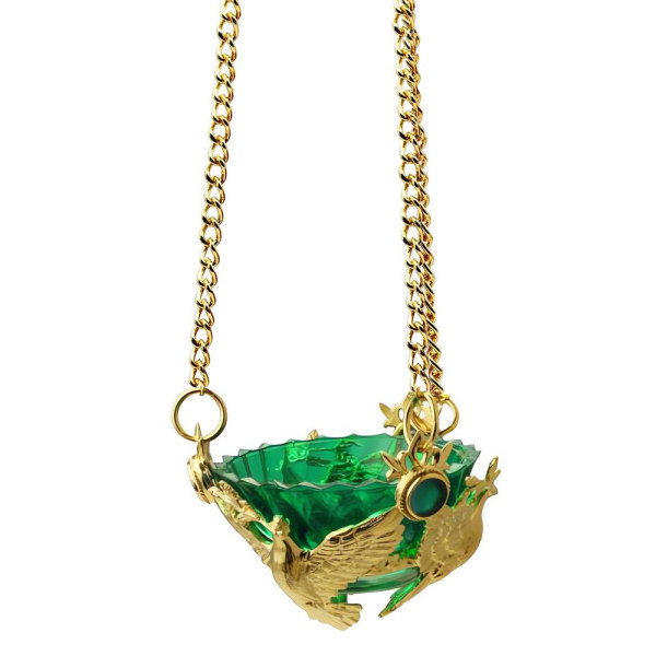 Лампада підвісна латунна позолочена арт. BG0418LP