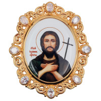 Накладка на митру латунна в позолоті арт. BG1326LP