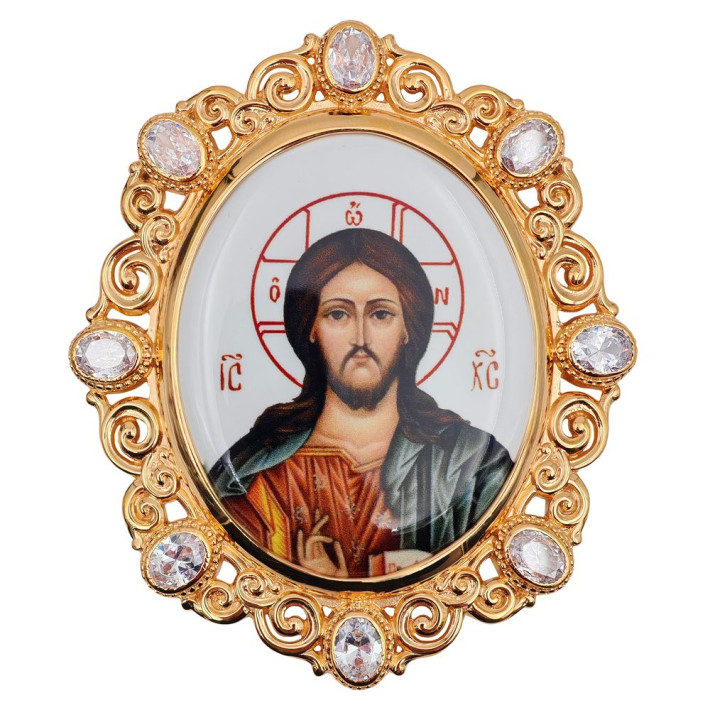 Накладка на митру латунна в позолоті арт. BG1326LP