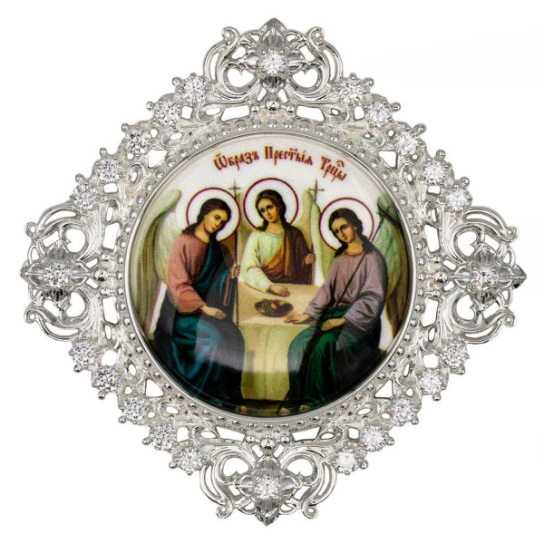 Накладка на митру латунна в посрібленні арт. BG0446L