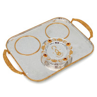 Піднос для архієрейської запивки латунний в срібленні арт. BG0848LF Піднос для архієрейської запивки латунний в срібленні арт. BG0848LF