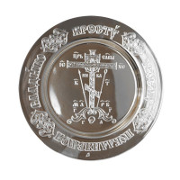 Тарілка церковна "Голгофа" латунна арт. BG0199L