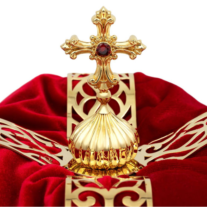 Вінець вінчальний латунний у позолоті арт. BG1059LP