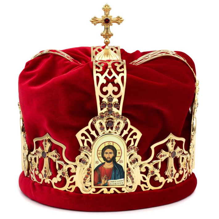 Вінець вінчальний латунний у позолоті арт. BG1059LP