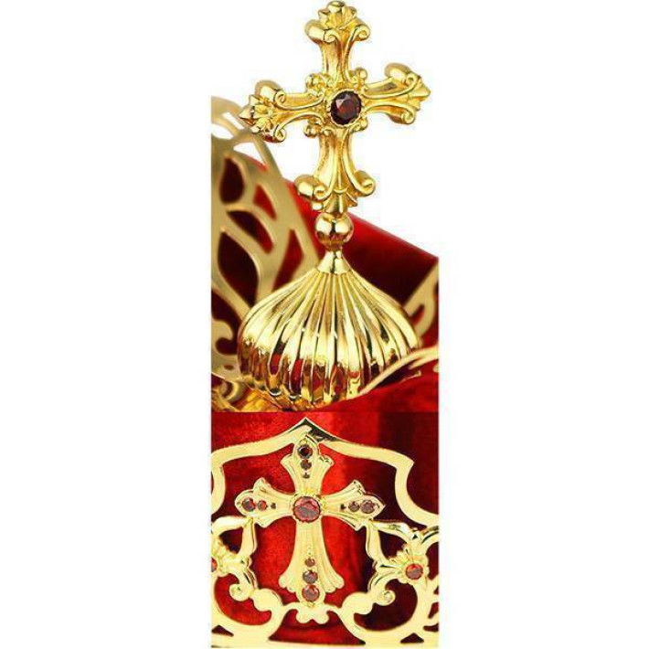 Вінець вінчальний латунний у позолоті арт. BG1059LP